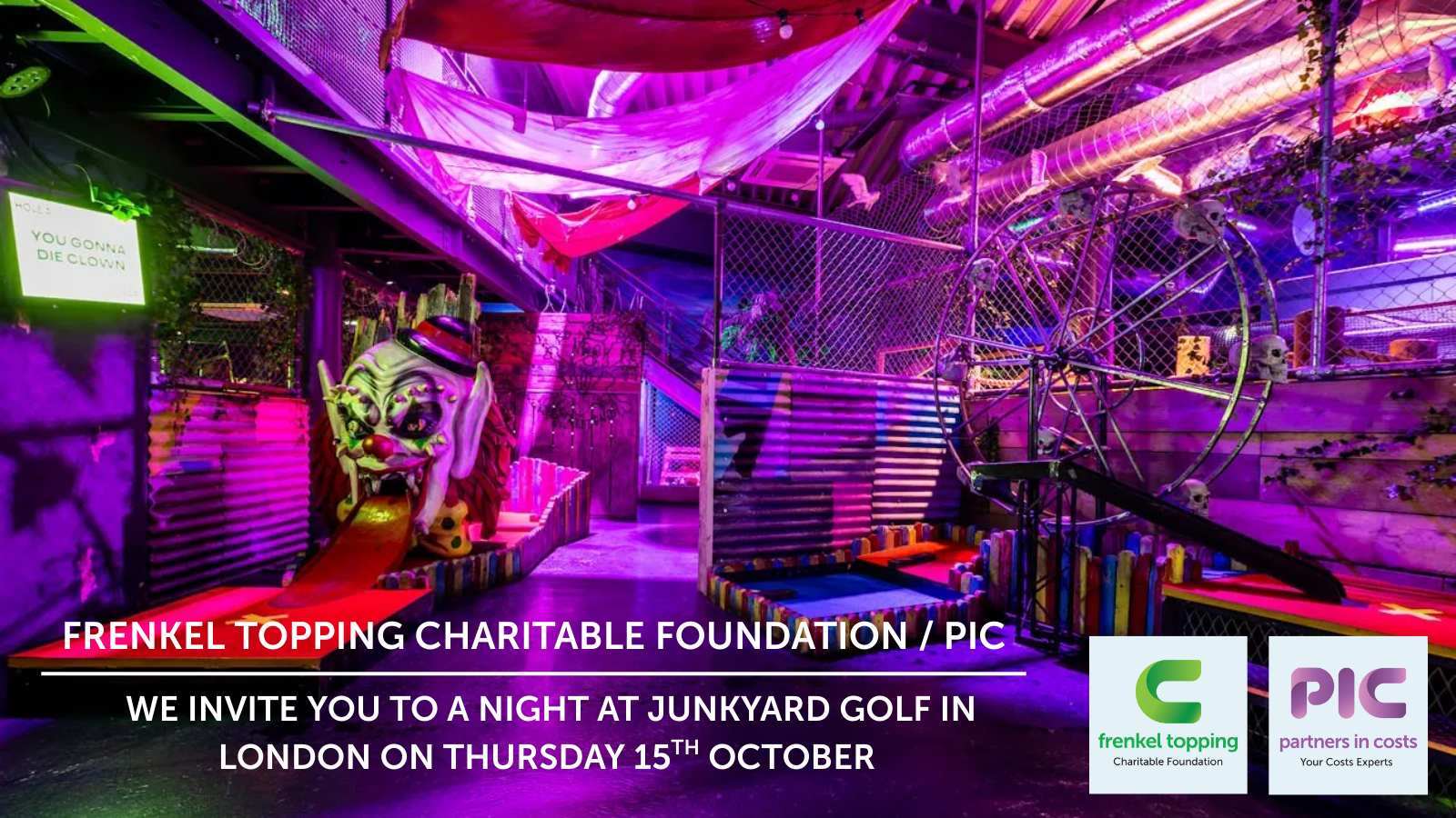 FTCF / PIC Junkyard Golf London – Thursday 15th October