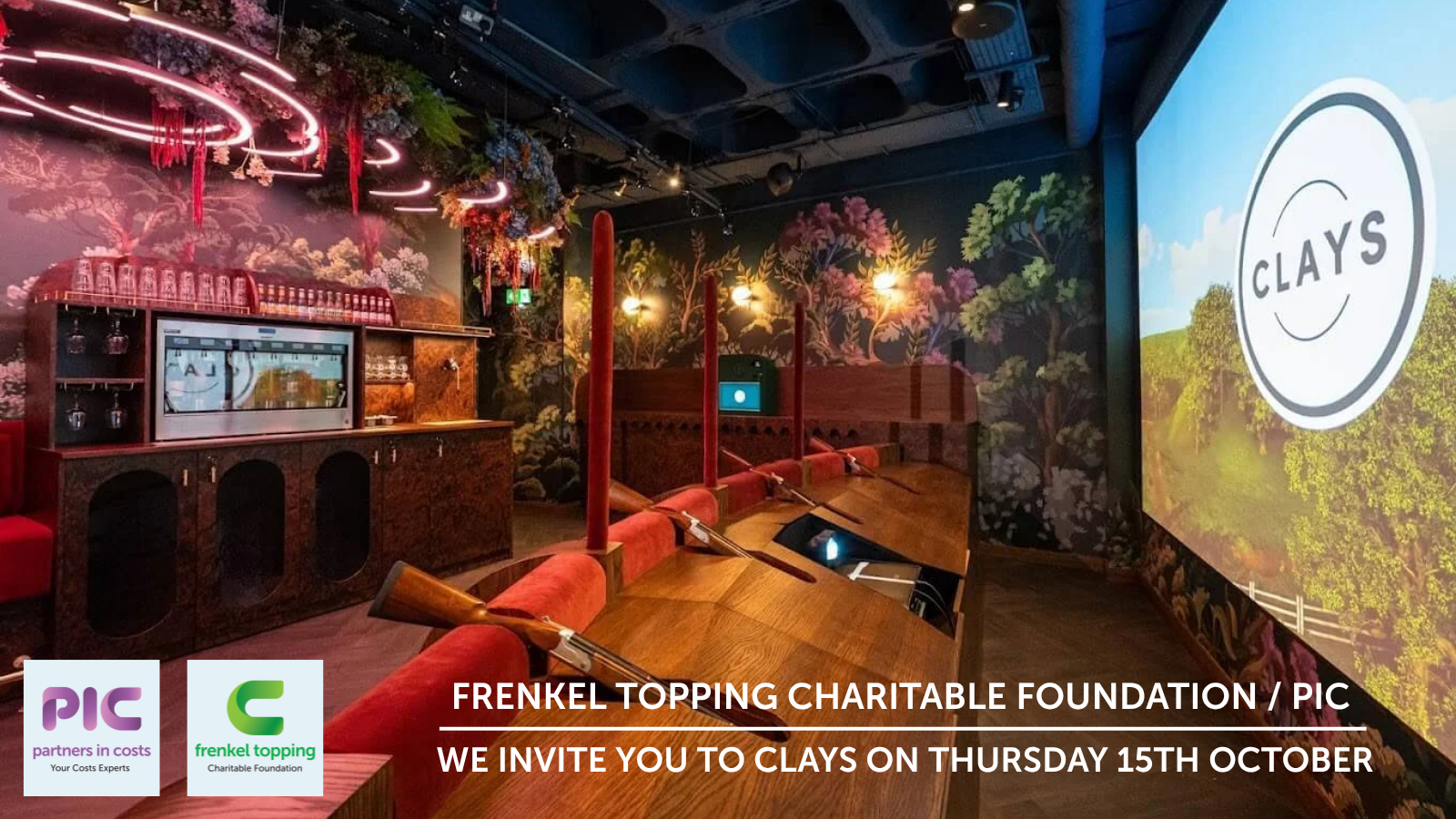 FTCF / PIC Clays London – Thursday 15th October