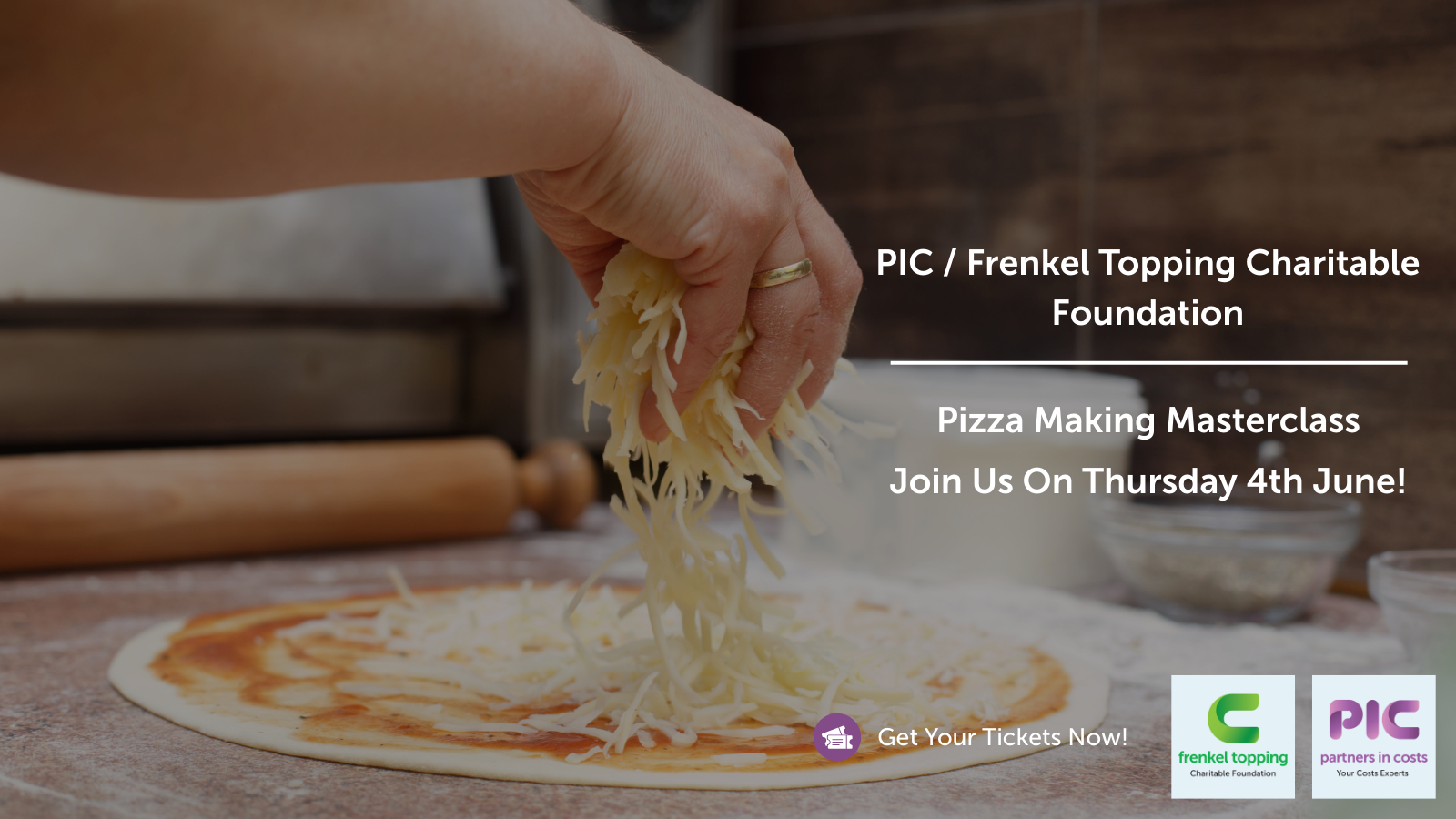FTCF / PIC Pizza Making Masterclass – Thursday 4th June