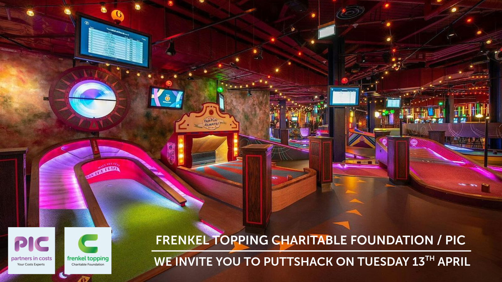 FTCF / PIC PuttShack London – Tuesday 13th April 2027